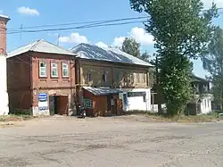 Shops in the center of Susanino