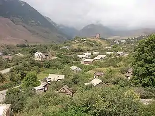 A view of the village