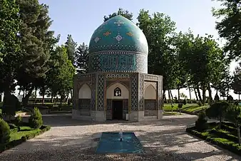 Front view of the Mausoleum of Attar of Nishapur