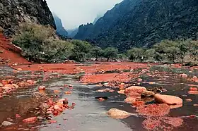 The Aja subrange of the Shammar Mountains in the region of Ha'il, northern Saudi Arabia