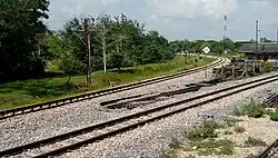 Level junction near Khao Chum Thong Junction railway station, Ron Phibun