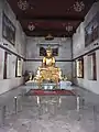 The principal Buddha image in the old ordination hall