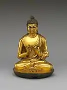 Tang dynasty bronze statue of Vairocana. 8th century.