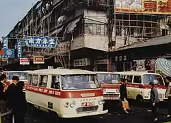 Image 58The earliest public light buses. At the front are (left to right) Commer, Isuzu Elf and Morris (from Public light bus)