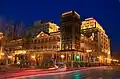 Night view of the Astor hotel