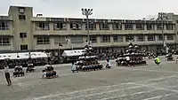 Gymnastics performed at a Field Day at a public elementary school in Japan