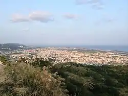 Nishihara town from Untama-Mui Mt.