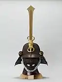 Gusoku kabuto, attributed to Sakakibara Yasumasa. Edo period, 17th century, Tokyo National Museum, Important Cultural Property