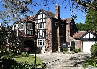 Tudor Revival house in Killara