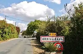 The road into Ardillières