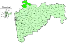 Map of Nandurbar Lok Sabha constituency