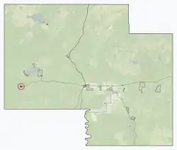 Location in Mackenzie County