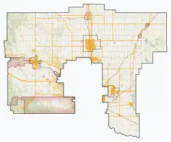 Cochrane is located in Rocky View County