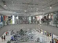 A set of Butterfly Hanging Decorations from the 4th level of the mall