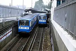 2 Mf67F with old livery on line 5