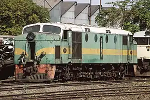 No. 1224 out of use at Bulawayo in 1992