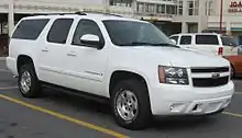 Image 47A Chevrolet Suburban extended-length SUV weighs 3,300 kilograms (7,200 lb) (gross weight). (from Car)