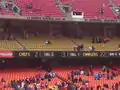 Empty seats at Arrowhead Stadium