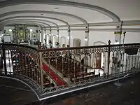 Church interior from the choir loft