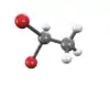 Bond and Stick model of 1,1-dibromoethane