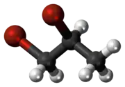 Dibromopropane molecule