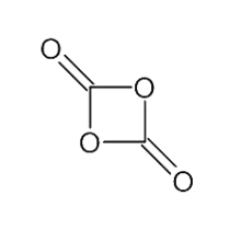 Skeletal formula of 1,3-dioxetanedione