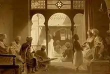 Image 45A coffeehouse in Cairo, 18th century (from Coffeehouse)