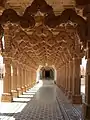 The passage to the main shrine