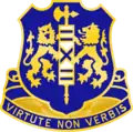 108th Infantry Regiment"Virtue non-Verbis"(By Valor Not Words)