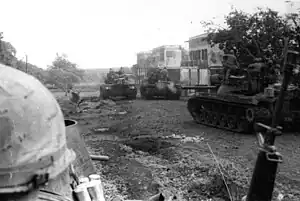 Advancing into Snuol, Cambodia, May 1970.