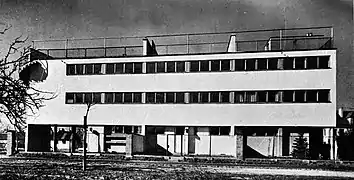 Bohdan Lachert's own house at 9 Katowicka Street in Warsaw (by Bohdan Lachert and Józef Szanajca, 1928–29)