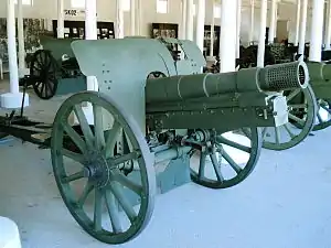 Soviet 122 mm howitzer model 09 H 37