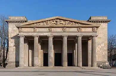 Neue Wache, Berlin, by Karl Friedrich Schinkel and Salomo Sachs, 1816