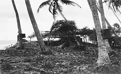 Image 17M1918 155mm gun, manned by the 5th Defense Battalion on Funafuti. (from History of Tuvalu)