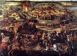 Image 1The Siege of Maastricht (1579) by an anonymous painter (from History of Belgium)