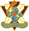 161st Medical Battalion"Conservo et Supero" (I save and overcome)