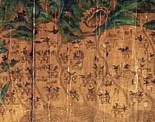 Image 6Section of Kangxi period painting of Taiwan, 1684–1722 (from History of Taiwan)