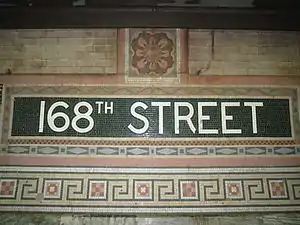 Mosaic name tablet