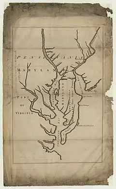 Image 121732 map of Maryland (from Maryland)