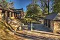 stone pavilion and spring house