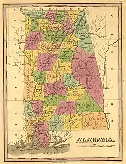 Image 511823 Map of Alabama (from History of Alabama)