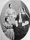 1855, Frances Polidori with Maria Francesca and Christina