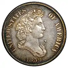 1859 pattern half dollar (not adopted)