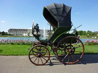 Image 33The Flocken Elektrowagen was the first four-wheeled electric car (from Car)