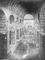 Interior of Winn Memorial Library (1879), Woburn, Massachusetts.