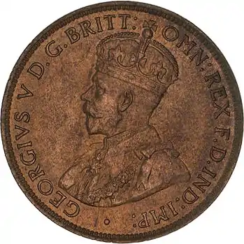 1911-Australian-Halfpenny-Obverse