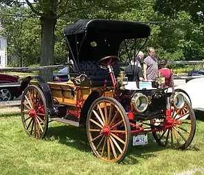 Auto Wagon with tray one bench seat and hood