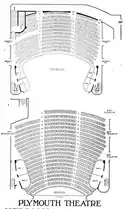 Seating chart, 1912