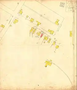 1921 fire insurance map of McWilliams