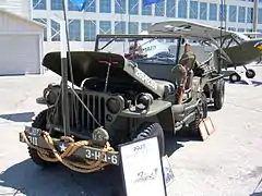 1945 Willys MB Jeep with wire catcher